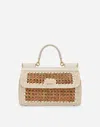 Dolce & Gabbana Elongated Sicily Handbag In ベージュ