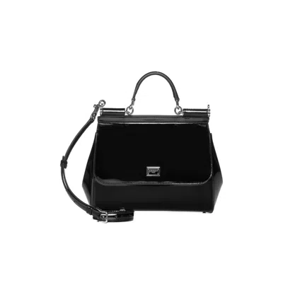 Dolce & Gabbana Sicily Bag In Black