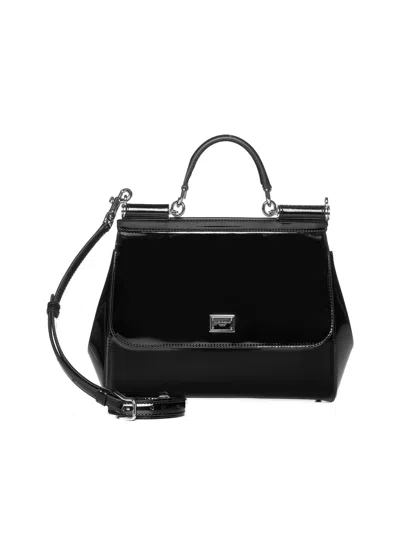 Dolce & Gabbana Sicily Bag In Black