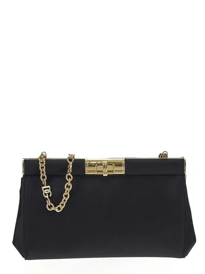 Dolce & Gabbana Dolce&gabbana Small Black Marlene Shoulder Bag