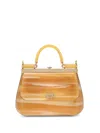 Dolce & Gabbana Sicily Box Top-handle Bag In Neutrals
