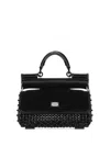 Dolce & Gabbana Sicily Box Tote Bag In Black