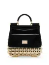 Dolce & Gabbana Sicily Cage Tote Bag In Black
