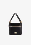 Dolce & Gabbana Women Sicily Leather Handbag With Iconic Logo Plate