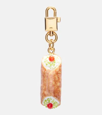 Dolce & Gabbana Schlüsselanhänger Sicily Cannolo In Multi