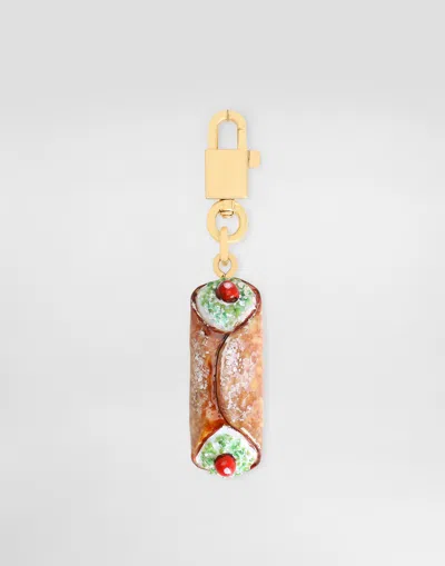 Dolce & Gabbana Sicily Cannolo Keychain Charm