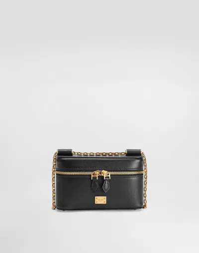 Dolce & Gabbana Sicily Crossbody Bag In Black