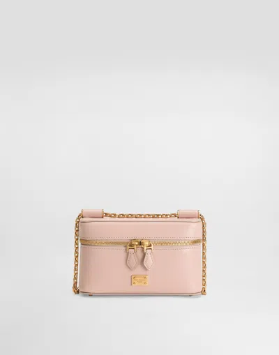 Dolce & Gabbana Sicily Crossbody Bag In Pale Pink