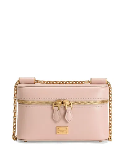 DOLCE & GABBANA DOLCE & GABBANA SICILY CUBE PINK MAKEUP BAG