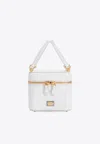 Dolce & Gabbana Sicily Leather Handbag With Iconic Logo Plate