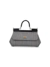 Dolce & Gabbana Sicily Elongated Handbag In Black