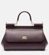 Dolce & Gabbana Sicily Ew Small Leather Tote Bag