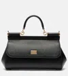 Dolce & Gabbana Sicily Ew Small Leather Tote Bag