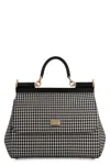 Dolce & Gabbana Sicily Grande Handbag In Black
