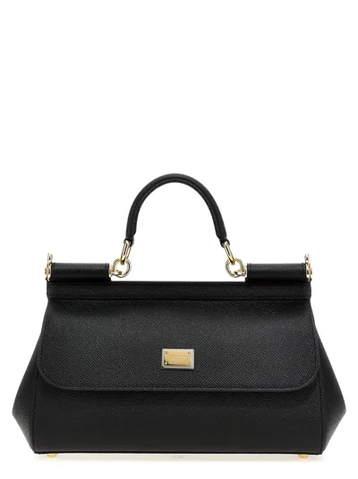 Dolce & Gabbana Sicily Hand Bags Black