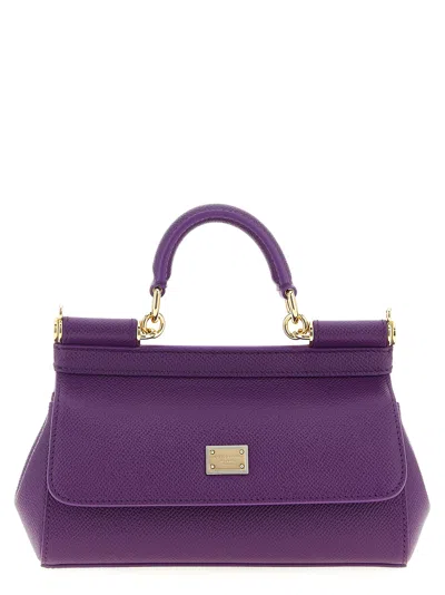 Dolce & Gabbana Sicily Hand Bags Purple
