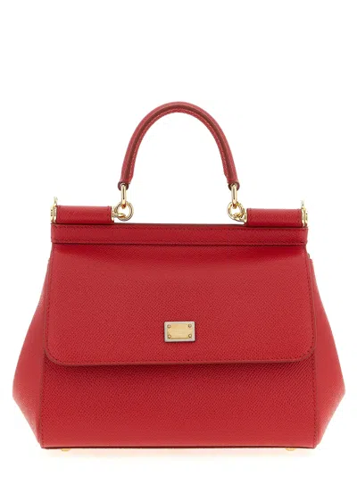 Dolce & Gabbana Sicily Hand Bags Red