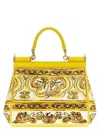 Dolce & Gabbana Nedium Sicily Leather Tote Bag