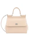 Dolce & Gabbana Sicily Handbag In Beige