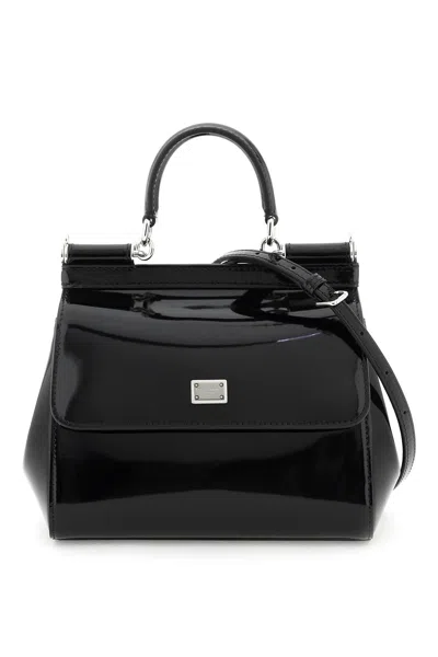 Dolce & Gabbana Sicily Handbag In Black
