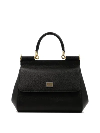Dolce & Gabbana "sicily" Handbag In Black