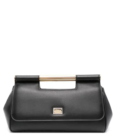 Dolce & Gabbana Sicily Handbag In Black