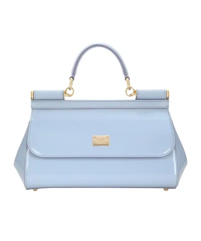 Dolce & Gabbana Sicily Handbag In Blue