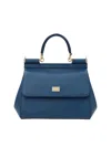 Dolce & Gabbana Dolce&gabbana Blue Royal Sicily Small Handbag In Blue