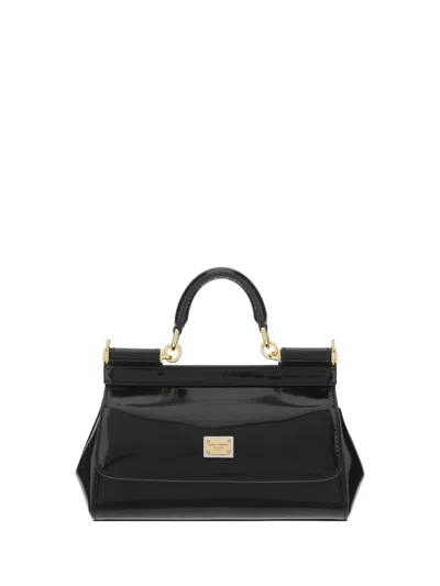 Dolce & Gabbana Sicily Handbag In Nero