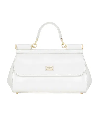 Dolce & Gabbana Sicily Handbag In White