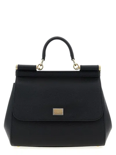 Dolce & Gabbana 'sicily' Large Handbag In Black