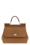 Dolce & Gabbana 'sicily' Large Handbag In Brown