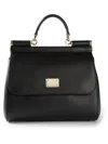 DOLCE & GABBANA SICILY LARGE LEATHER HANDBAG