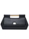 Dolce & Gabbana Sicily Leather Clutch In Black