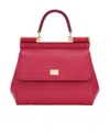 Dolce & Gabbana Premium Black Tote Bag For Women In Red