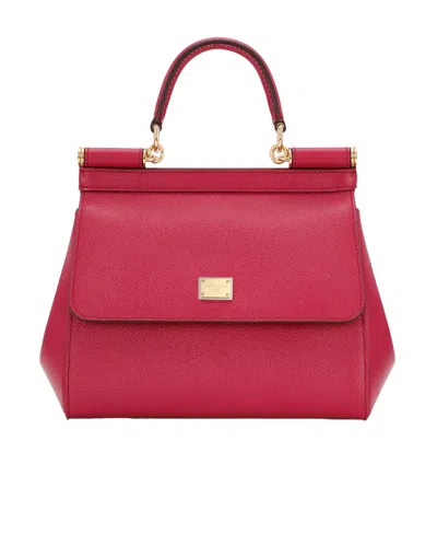 DOLCE & GABBANA DOLCE  GABBANA SICILY SMALL TOTE BAG