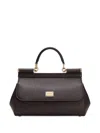 Dolce & Gabbana Medium Sicily Handbag In Purple