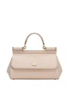 Dolce & Gabbana Medium Sicily Handbag In Orange