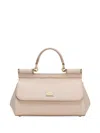 Dolce & Gabbana Medium Sicily Handbag In Orange