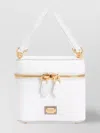 Dolce & Gabbana Sicily Leather Handbag With Iconic Logo Plate