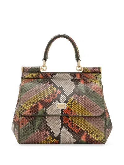 Dolce & Gabbana Sicily Handtasche In Grün