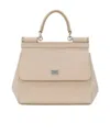 Dolce & Gabbana Dolce  Gabbana Medium Sicily Handbag In Nude