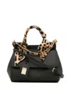 Dolce & Gabbana Sicily Medium Hand Bag In Nero