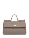 Dolce & Gabbana Sicily Medium Hand Bag In Neutral