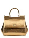 Dolce & Gabbana Sicily Medium Handbag In Gold