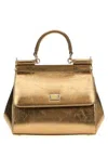 Dolce & Gabbana Sicily Medium Handbag In Gold