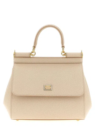 Dolce & Gabbana Sicily Medium Handbag In Pink