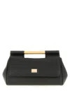 Dolce & Gabbana Women Sicily Medium Leather Clutch In Black