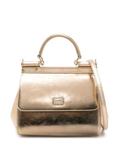Dolce & Gabbana Sicily Medium Leather Handbag