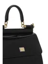 Dolce & Gabbana Women Sicily Medium Leather Handbag In Black